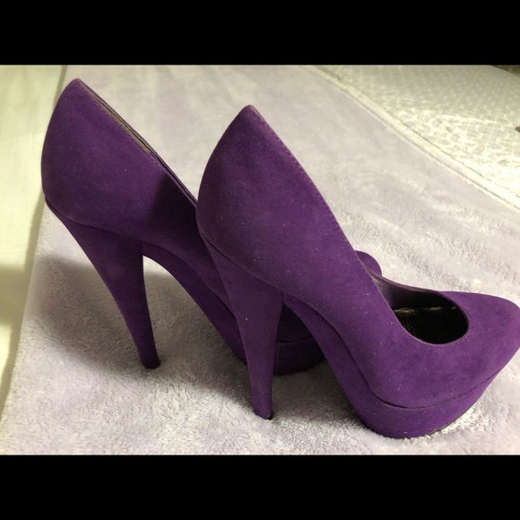 Purple heels 4 inch - Picture 1 of 4